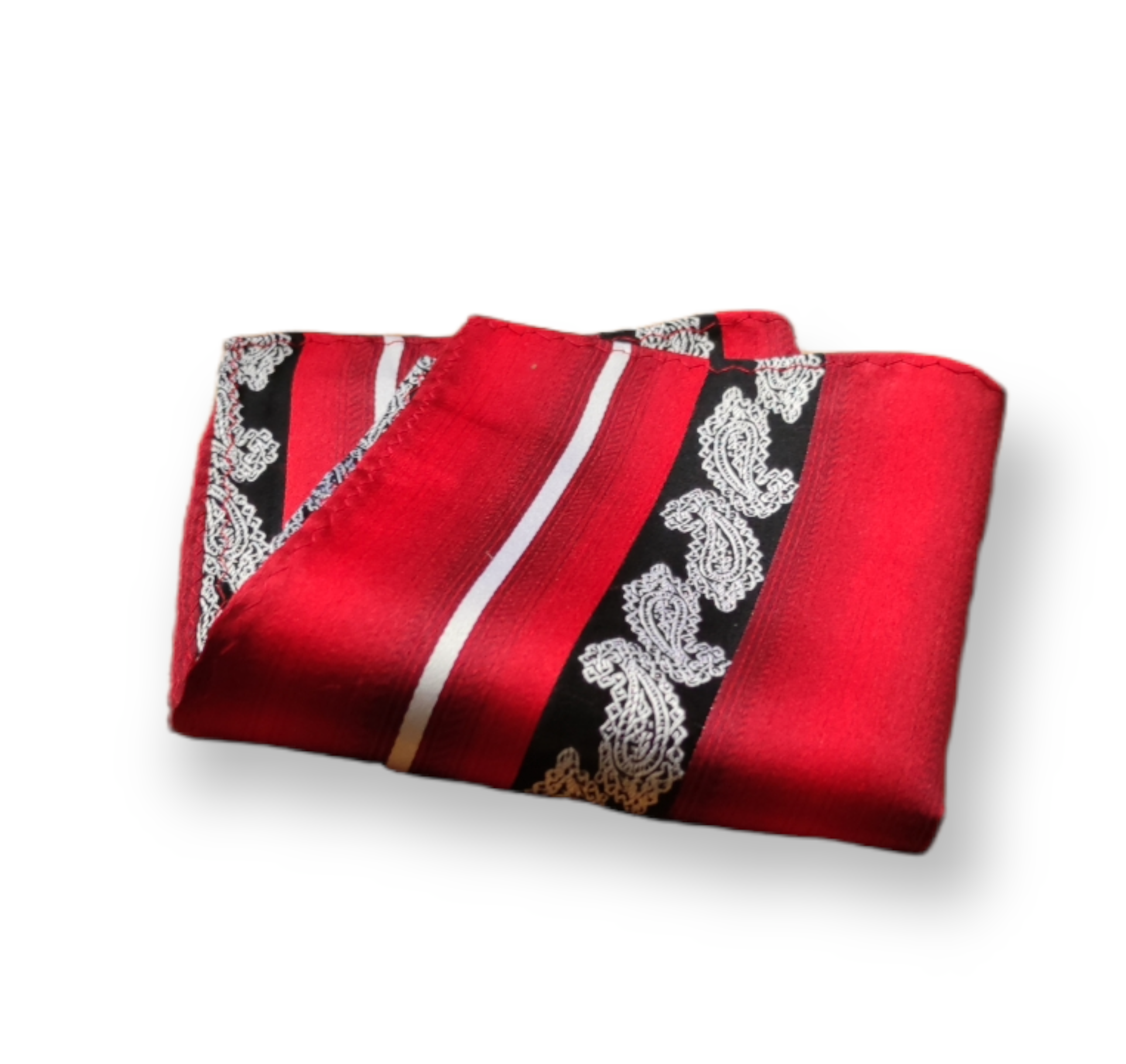 Fišer Hedvábný kapesníček - vzor červený