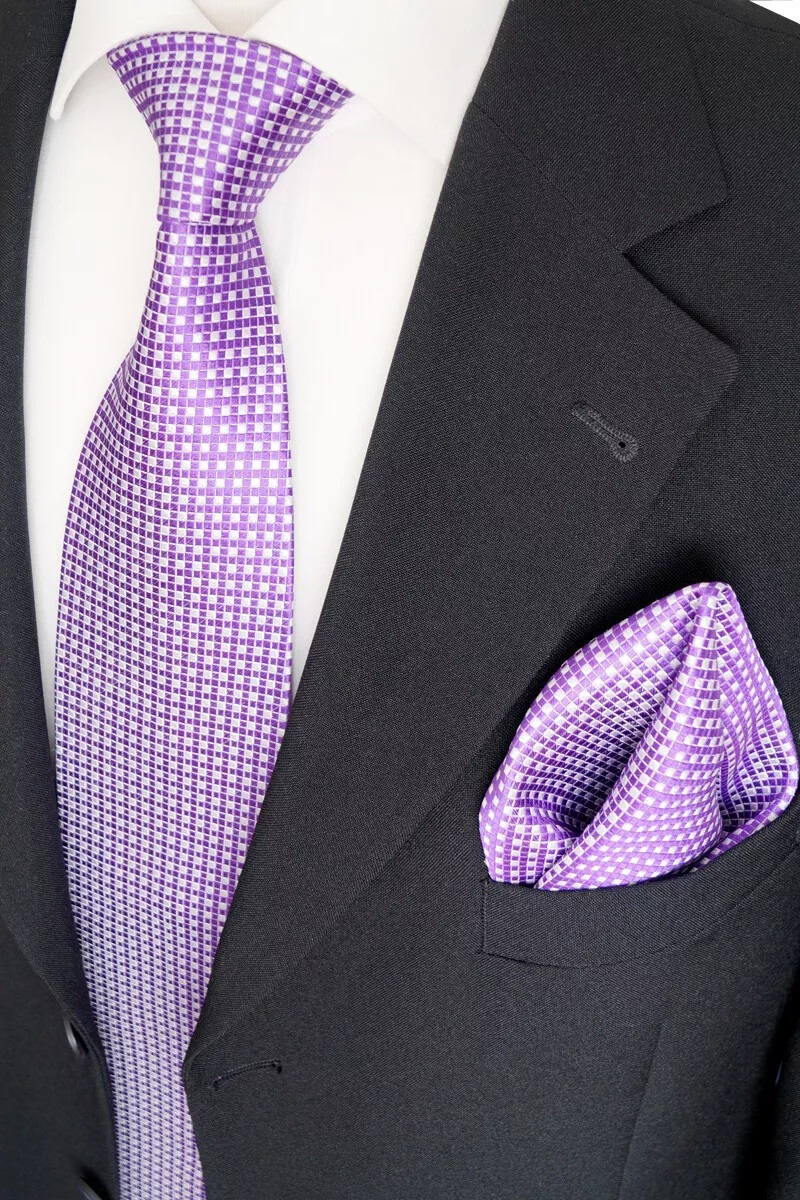 Beytnur 102-3 společenská kravata s kapesníčkem