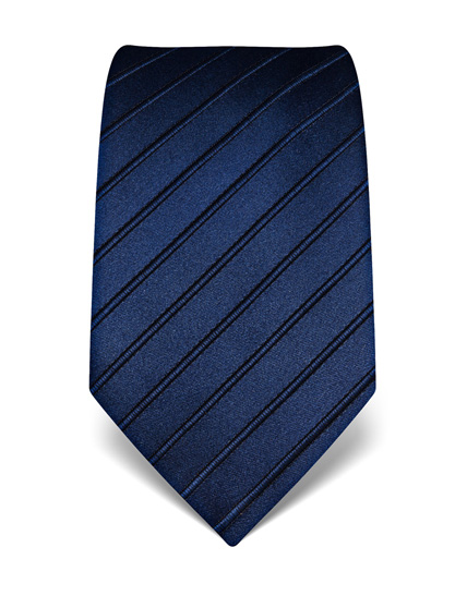 Luxusní tmavě modrá kravata Vincenzo Boretti 21965