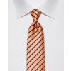 Elegantní kravata Vincenzo Boretti 22004 - lososová s pruhem
