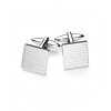 Luxusní manžetové knoflíčky Vincenzo Boretti čtvercové - výbrus