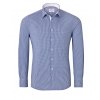 Vincenzo Boretti modrá košile, kostička se světlými doplňky BF784