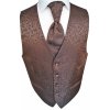Společenská vesta Beytnur 17-5  kravata, plastron a kapesníček