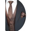 Společenská vesta Beytnur 17-5  kravata, plastron a kapesníček
