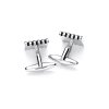 Luxusní manžetové knoflíčky Vincenzo Boretti - žebrované