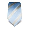 Vincenzo Boretti hedvábná kravata - pruhy modrá