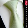 Světle zelená jednobarevná kravata Beytnur 131-8