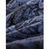 Askot modrý s černým podkladem paisley 053