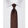 Lilie hnědá kravata Vincenzo Boretti 21974