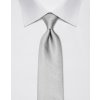 stříbrná jednobarevná kravata