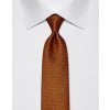 Oranžová kravata Vincenzo Boretti 21989 - kohoutí stopa