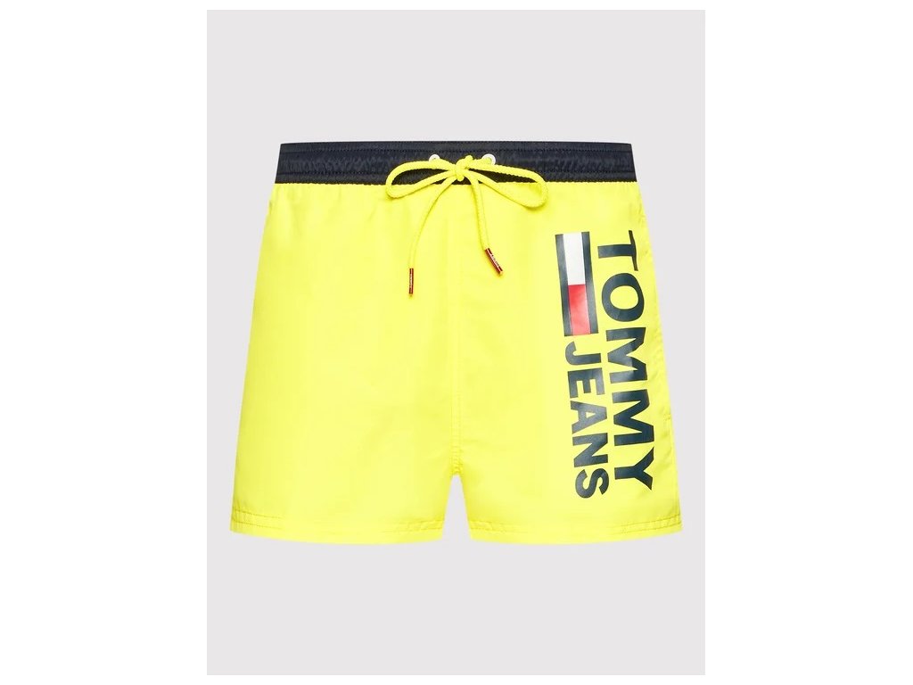 Pánské plavky Tommy Jeans - žlutá
