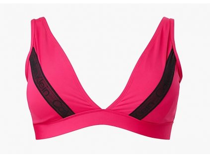 Calvin Klein dámský horní díl plavek plus size - Royal Pink