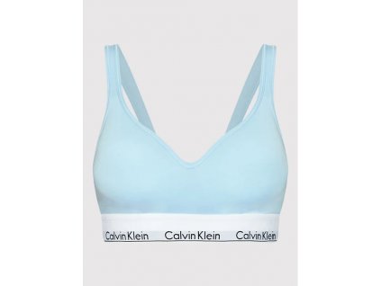 Dámská podprsenka Calvin Klein push-up - bralette, modrá