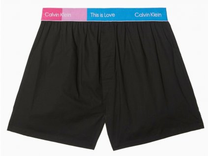 Pánské bavlněné trenýrky Calvin Klein Pride NB3446A, černé