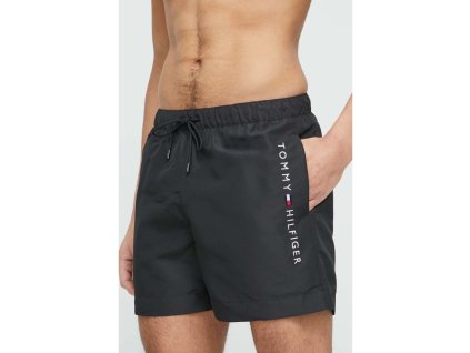 Pánské plavky Tommy Hilfiger medium um0um02885- černá