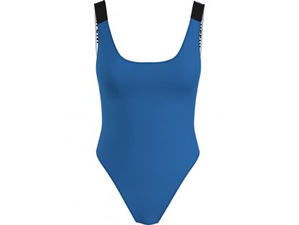 Dámské jednodílné plavky Calvin Klein kw0kw01996 - modrá