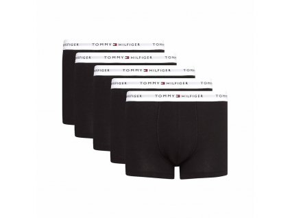 Pánské boxerky Tommy Hilfiger 5Pack UM0UM02767 - černé