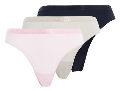 Dámské bikiny Tommy Hilfiger UW0UW04329 3Pack, vícebarevné