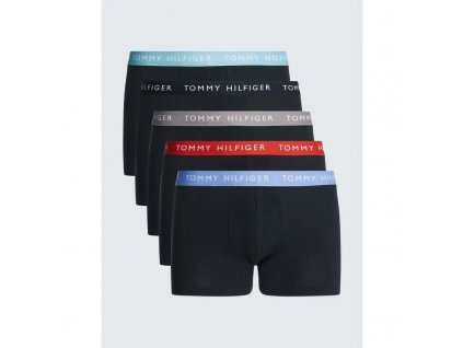 Pánské boxerky Tommy Hilfiger 5Pack UM0UM02613 - černé