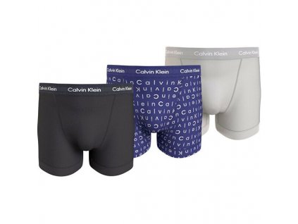 Pánské boxerky Calvin Klein TRUNK 3Pack 000NB2665A, mix barev