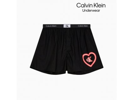 Pánské bavlněné trenýrky Calvin Klein 1996 NB3716A, černé