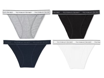 Dámské kalhotky Victoria’s Secret, 4 pack tanga kalhotky