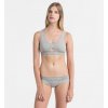 Dámská tanga Calvin Klein - body šedá