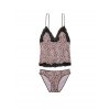 Dámský set Victoria´s Secret top a kalhotky - zvířecí vzor