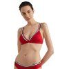 Dámský horní díl plavek Tommy Hilfiger triangle Global Stripe