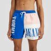 Pánské plavky Tommy Jeans modro-růžová