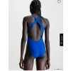 Dámské jednodílné plavky Calvin Klein kw0kw01996 - modrá
