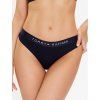 Dámská černá tanga Tommy Hilfiger