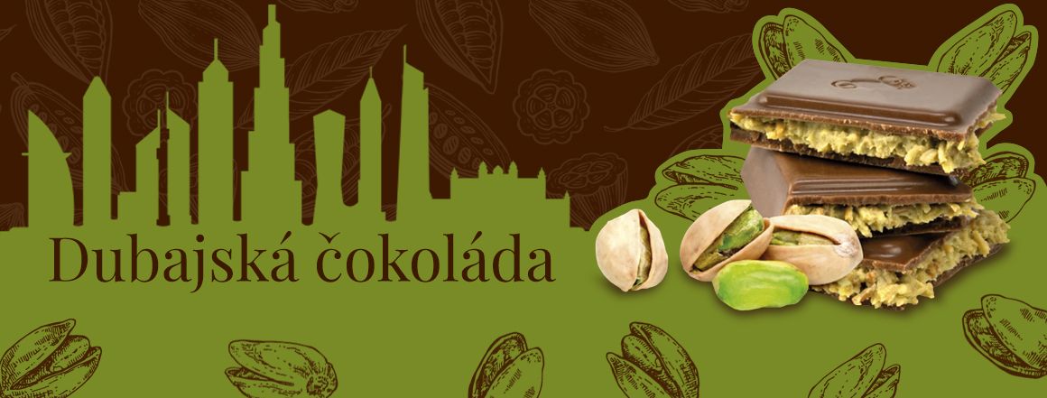 Luxusná mliečna dubajská čokoláda