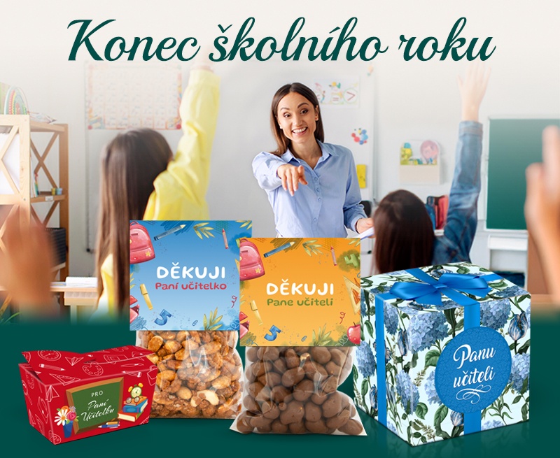 Dárek pro učitelku/učitele ke konci školního roku