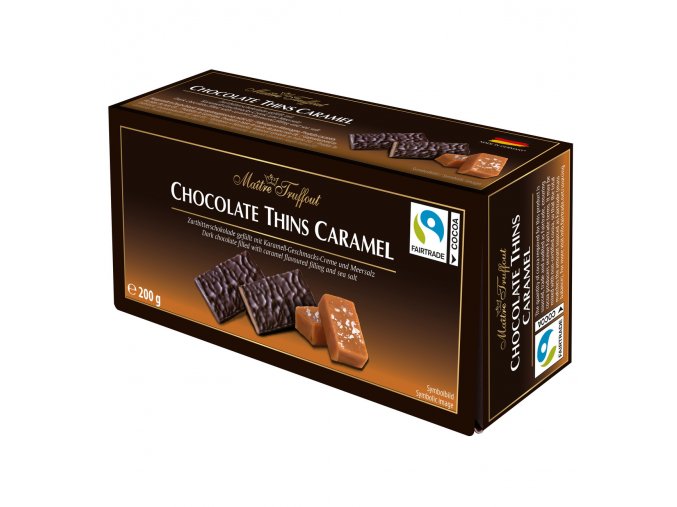 Chocolate Thins caramel 200g Image 1 Zoom image