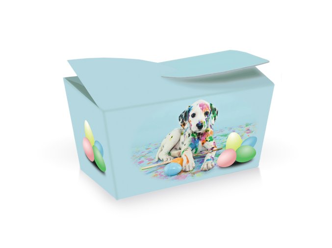 Vizual Mini K16 velikonoce pejsek 28g modra M