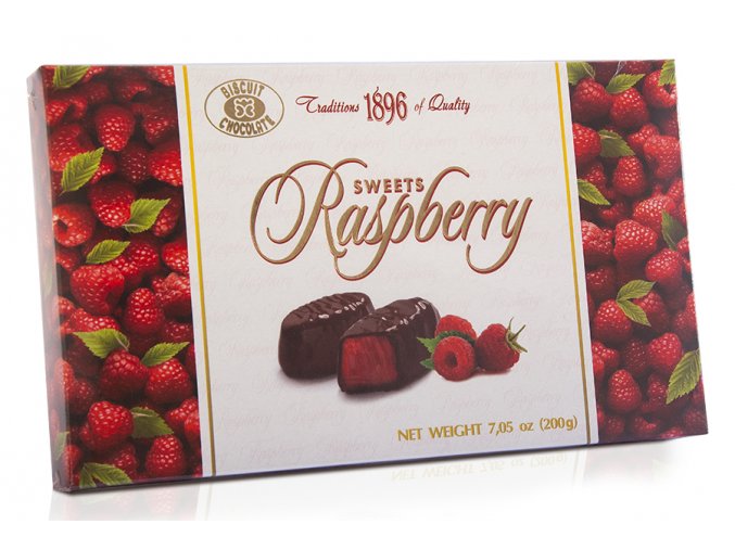 Sweets raspberry 200g M