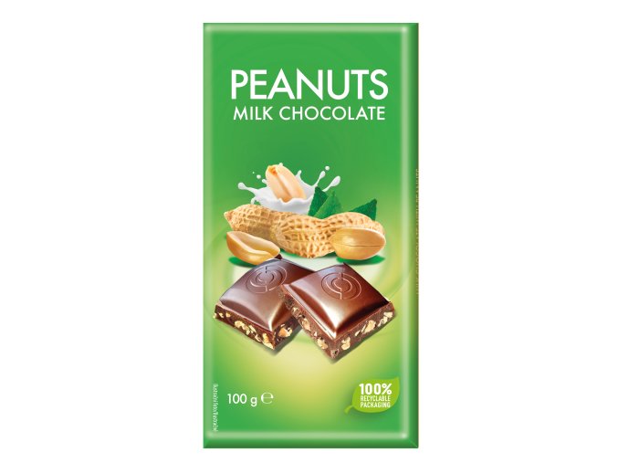 milk chocolate with peanuts 100g