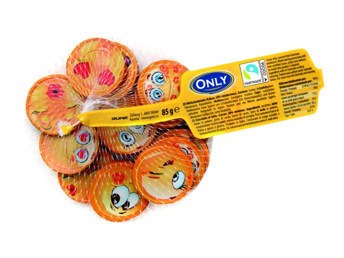 Emoji "Smajlíci" v síťce 85 g