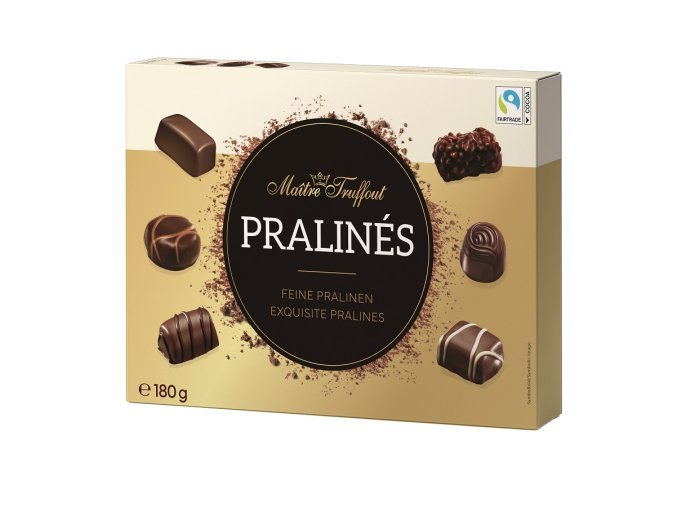 Maitre Truffout bonboniéra hnědá 180g