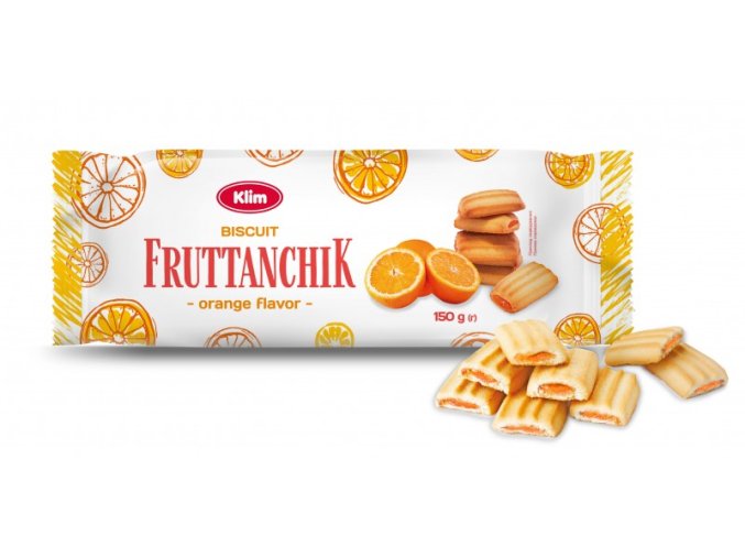 Klim Fruttanchik pomerančové sušenky 150 g