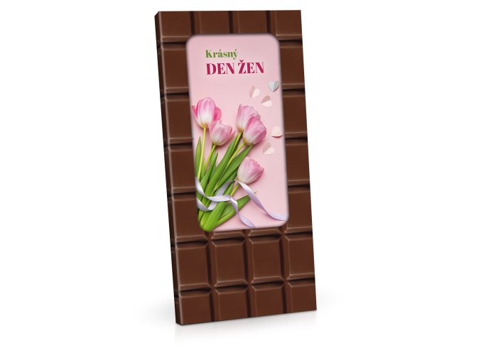 cokolada 100g okno KRÁSNÝ DEN ŽEN 2026 M
