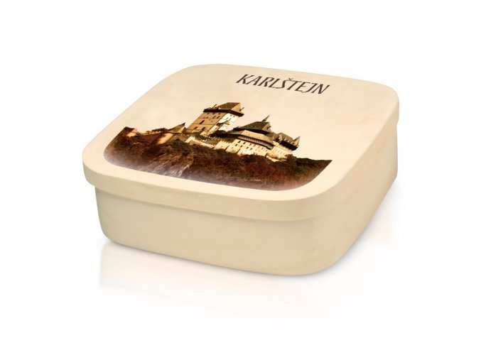 Karlštejn - belgické pralinky v dřevěné dóze 400 g