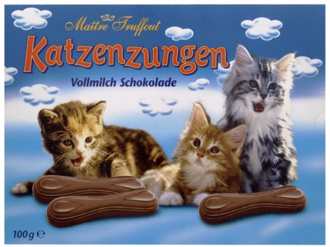 Maitre Truffout - Kočičí jazýčky mléčná čokoláda 100g