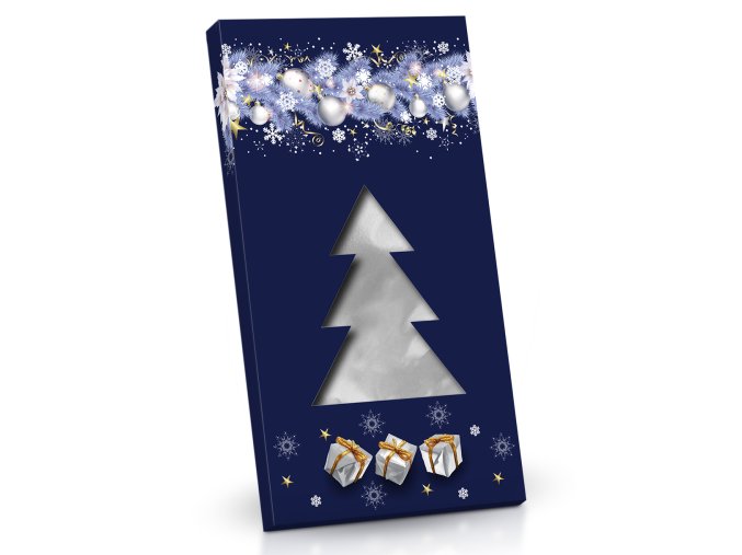 Viz cokolada Vanoce modr 50g M