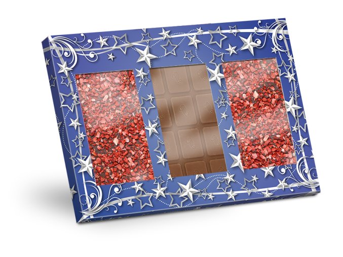 3 cok K19 004 modra stribrne hvezdy vanoce JAH ml M