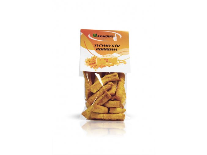 Návykovky - sýrové tyčinky s kurkumou - 100g