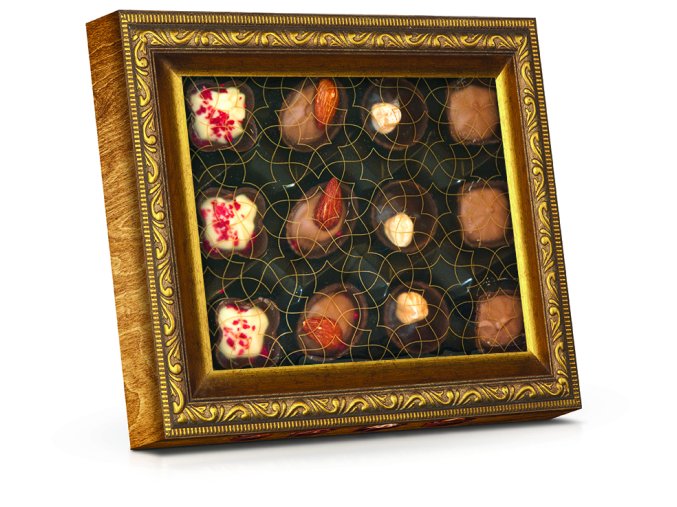 Pohárky 110g drevo ram bez karty 2025 M