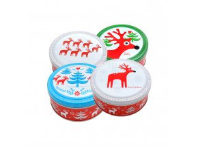 Butter cookies Christmas tin mixed box modern 454g Image 1 Zoom image